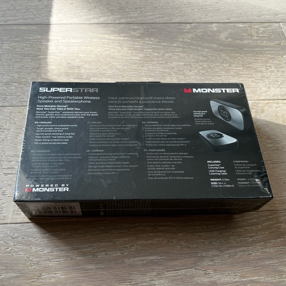 Monster SuperStar High Definition Bluetooth Portable Speaker - Picture 2 of 9